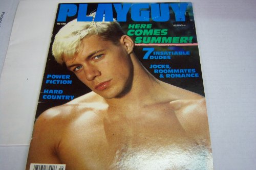 Playguy Adult Gay Magazine "7 Insatiable Dudes" May 1988