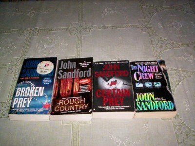John Sandford- (Set of 4) - Not a Boxed Set (Rough Country - Broken Prey - Certan Prey - The Night Crew)