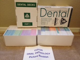 NBDE Dental Decks 2001 Part 1 & Part 2 (Dental Decks Part 1 & Part 2 with Color Oral Pathology Picture Booklet)