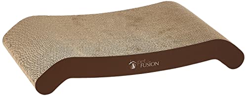 PetFusion Cat Scratching FLIP PAD - 2 Designs in one. [Superior Cardboard & Construction, Significantly outlasts Cheaper alternatives]