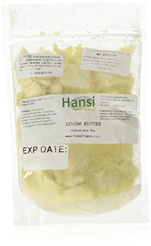 Book Cover Raw Cocoa Butter 100% Pure 8oz SEALED BAG TO ENSURE FRESHNESS by smellgood(Packaging may vary)