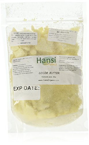 Raw Cocoa Butter 100% Pure 8oz SEALED BAG TO ENSURE FRESHNESS by smellgood(Packaging may vary)