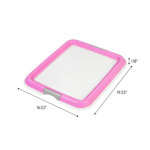 IRIS Small Puppy and Dog Training Pet Pad Holder, Pink