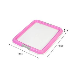 IRIS Small Puppy and Dog Training Pet Pad Holder, Pink
