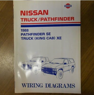 1988 Nissan Pathfinder SE Truck King Cab XE Wiring Diagram Service Manual