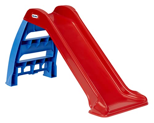Book Cover Little Tikes First Slip And Slide, Easy Set Up Playset for Indoor Outdoor Backyard, Easy to Store, Safe Toy for Toddler,Kids (Red/Blue), 39.00''L x 18.00''W x 23.00''H