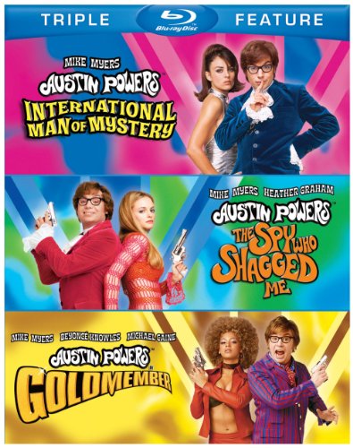 Book Cover Austin Powers Triple Feature (International Man of Mystery / The Spy Who Shagged Me / Goldmember) [Blu-ray]