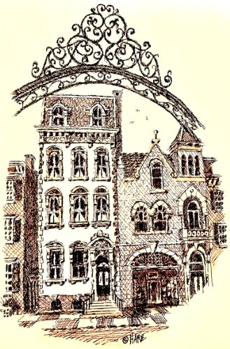 Hare Inkscapes - Easton, Pennsylvania - Vol. 2 - Downtown, Part 1