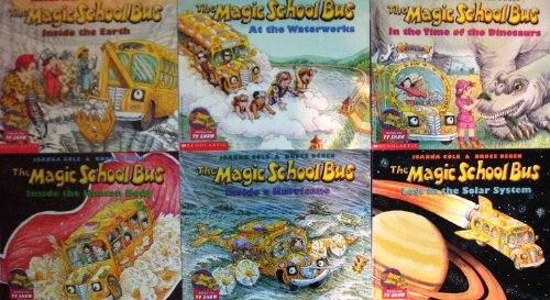 Magic School Bus Combo Pack [Bargain Price] Featuring 6 titles; Inside the Earth, At the Waterworks, In the Time of the Dinosaurs, Inside the Human Body, Inside a Hurricane, & Lost in the Solar System