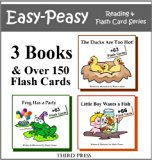 Set of 3 Sight Word Books in 1! - 3 Easy Readers that are over 90% Sight Words! (The Ducks are Too Hot, Frog Has a Party & Little Boy Wants a Fish) (Easy-Peasy ... & Flash Card Story Collection Book 2)