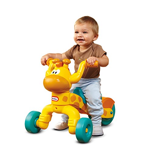 Little Tikes Go and Grow Lil' Rollin' Giraffe, Ride on Giraffe Toddler Bike for Boys and Girls - 3 Wheel Ride on Toys for Children with Adjustable Seat
