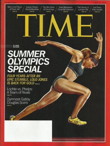 Time Magazine, July 30, 2012-LoLo Jones-U.S. Olympic Hurdler on cover of Time magazine 63 page Summer Olympics Special Issue