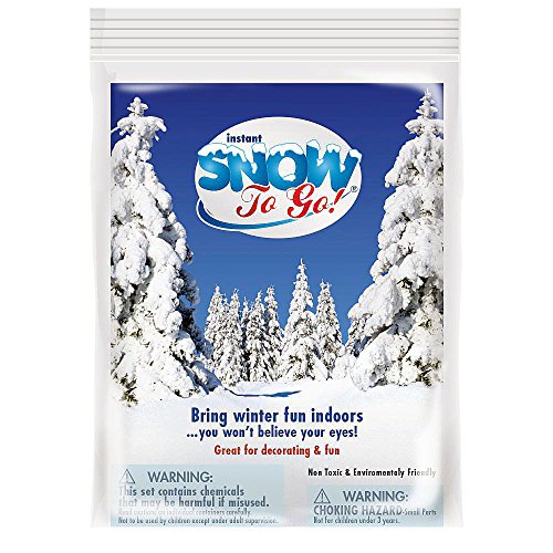 Book Cover Instant Snow to Go (Makes 1 Gallon Snow Decoration)