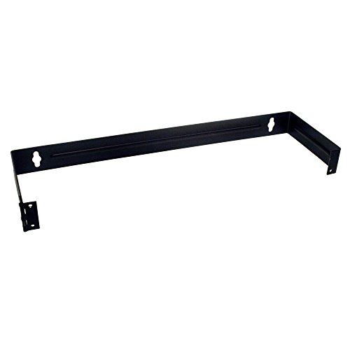 Book Cover InstallerParts 1U Mounting Hinge for 12/24 Port Patch Panel -- Wall Mount Bracket for Data Network or Phone Terminations