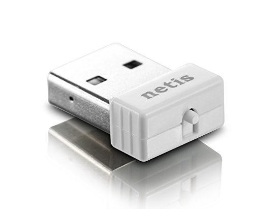 Netis WF2120 Wireless N150 Nano USB Dongle, Ideal for Raspberry, Windows, Mac OS, Linux, RTL8188CUS, Plug in and Forget