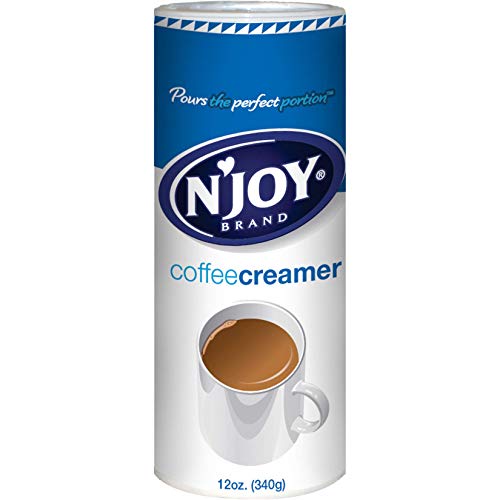 Book Cover N'Joy Non-Dairy Coffee Creamer |12 Ounce, Pack of 6 | Dairy Substitute | Easy Pour Lid, Bulk Size