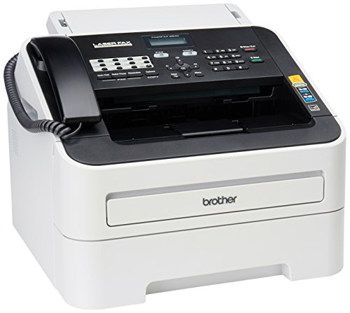 Book Cover Brother FAX-2840 High Speed Mono Laser Fax Machine, Dark/light gray - FAX2840