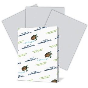 Hammermill Colored Paper, Gray Printer Paper, 20lb, 8.5x11 Paper, Letter Size, 500 Sheets / 1 Ream, Pastel Paper, Colorful Paper (102889R)