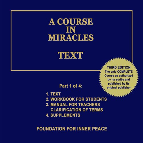 Book Cover A Course in Miracles: Text, Vol. 1