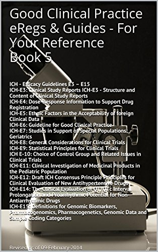 Good Clinical Practice (GCP) eRegs & Guides - For Your Reference Book 5: ICH - Efficacy Guidelines E3 - E15