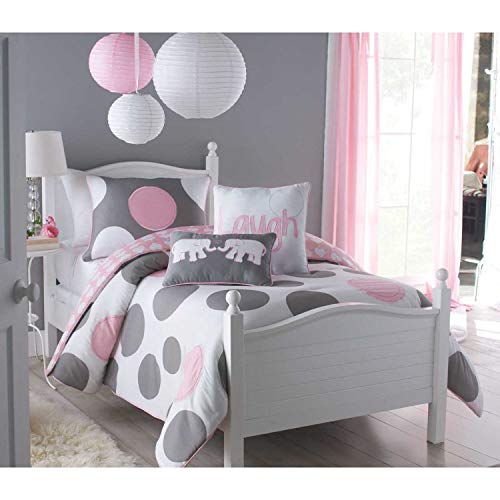 Book Cover VCNY Parade Full Comforter Set, Pink, 3-Piece