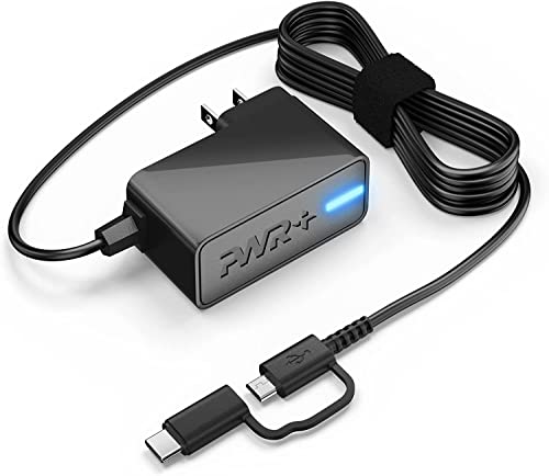Pwr Extra Long Cell-Phone-Charger LG G2 G3 G4 G5 G6 G7 G8 V10 V50 ThinQ, Motorola G6 G7 Plus Play Z3 Z4 One Action Fusion Hyper Zoom Moto G Power Pure Stylus Fast UL Listed AC Power Adapter