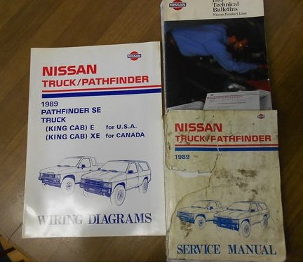 1989 Nissan Truck Pathfinder Service Repair Shop Manual SET Factory OEM 89 (1989 Nissan Truck/Pathfinder Service Manual 1989 Nissan Truck/Pathfinder Wiring Diagram 1989 Nissan Technical Bulletins)