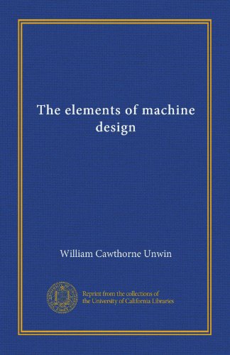 The elements of machine design