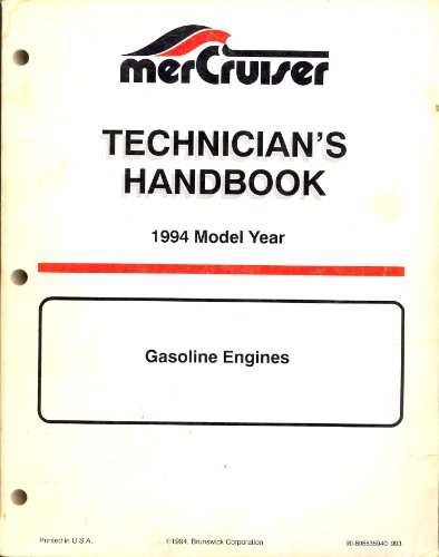 Mercury Mercruiser Technician's Handbook - Gasoline Engines (1994 Model Year, 90-806535940)