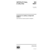 ISO 19011:2011, Guidelines for auditing management systems