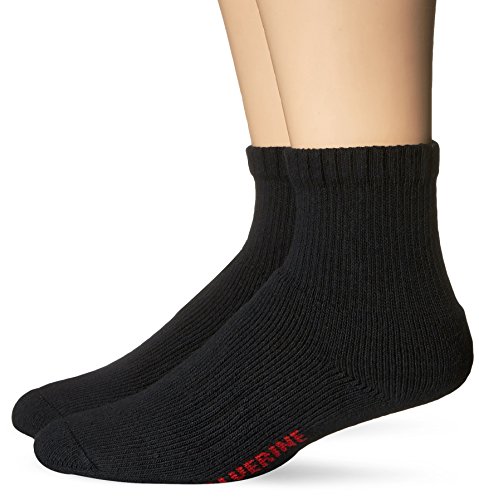 Wolverine Men's 2 Pack Steel Toe Quarter Socks