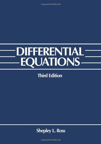 By Ross - Differential Equations 3e: 3rd (third) Edition