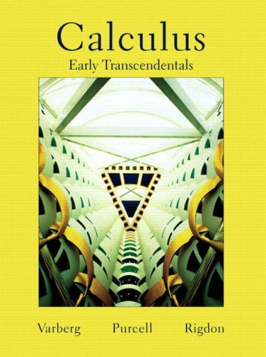 By Dale Varberg - Calculus Early Transcendentals: 1st (first) Edition