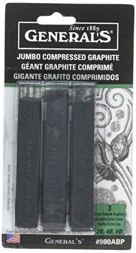 General's 980ABP Jumbo Graphite Sticks (3 Pack)