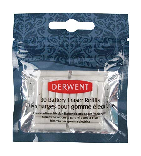 Derwent Boîte de 30 Gommes (Blanc)