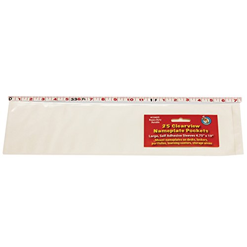 Ashley Productions Large Name Plate Pocket 4.75" x 19"