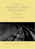 By S. Mark Cohen - Readings in Ancient Greek Philosophy: From Thales to Aristotle: 3rd (third) Edition