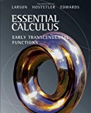 By Ron Larson - Essential Calculus: Early Transcendental Functions: 1st (first) Edition
