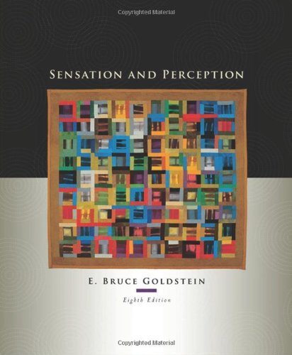 Goldstein, E. Bruce's Sensation and Perception (with Virtual Lab Manual CD-ROM) 8th (eighth) edition by Goldstein, E. Bruce published by Wadsworth Publishing [Hardcover] (2009)