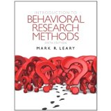 Introduction to Behavioral Research Methods: 6th (sixth edition)