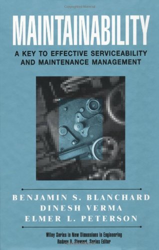 By Benjamin S. Blanchard - Maintainability: 1st (first) Edition