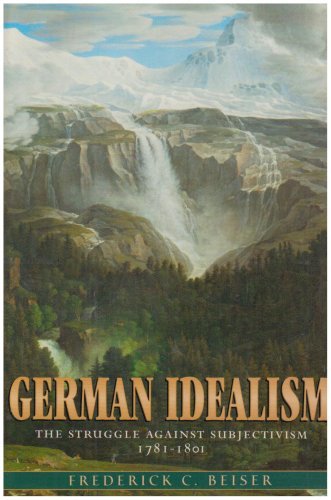 By Frederick C. Beiser - German Idealism: The Struggle against Subjectivism, 1781-1801: 1st (first) Edition