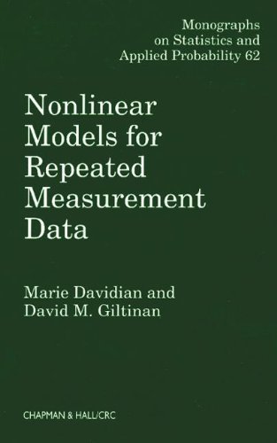 By Marie Davidian - Nonlinear Models For Repeated Measurement Data: 1st (first) Edition
