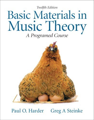 By Paul O. Harder - Basic Materials in Music Theory: A Programmed Approach: 12th (twelve) Edition