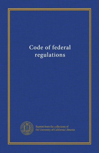 Code of federal regulations ((Title) 5 1968)