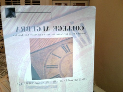 College Algebra. Custom Edition for Csula