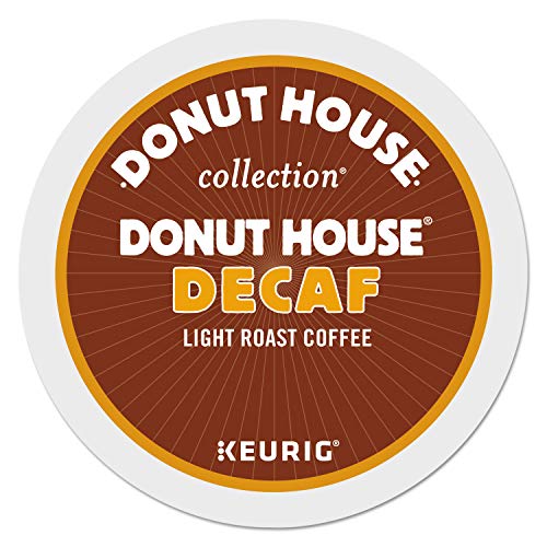 Donut House Collection Decaf, Single-Serve Keurig K-Cup Pods, Light Roast Coffee, 96 Count