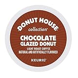 Donut House Collection Chocolate Glazed Donut, Single-Serve Keurig K-Cup Pods, Flavored Light Roast Coffee, 96 Count