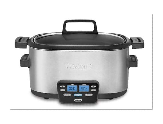 Book Cover Cuisinart MSC-600 3-In-1 Cook Central 6-Quart Multi-Cooker: Slow Cooker, Brown/Saute, Steamer