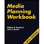 Media Planning Workbook by Goodrich,William; Sissors,Jack. [2001,5th Edition.] Paperback